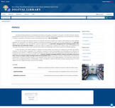 History - Digital Library NFRDI - Programmed and Web Designed